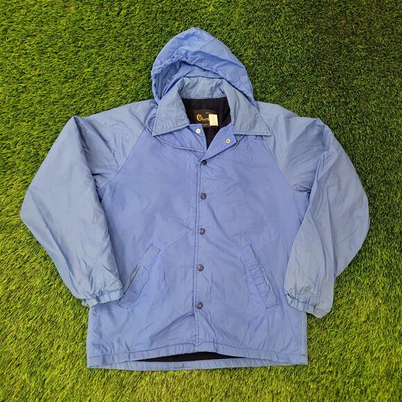 Vintage 60s Champion Product Inc Coach Jacket S/M 22x27 Sherpa-Lined Baggy USA - Picture 1 of 16